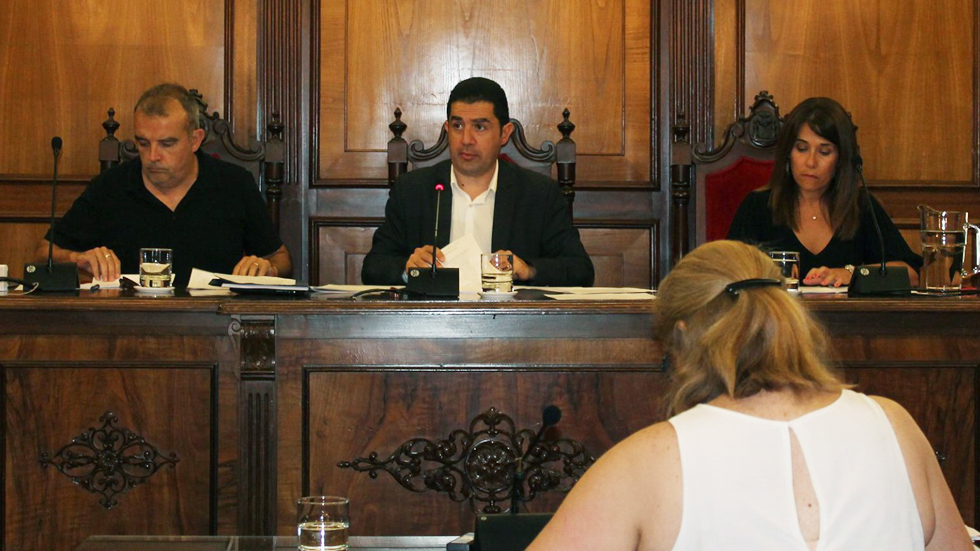 Imagen del Pleno en que se aprobó el Plan Económico / Foto: Ayuntamiendo de Alcoy