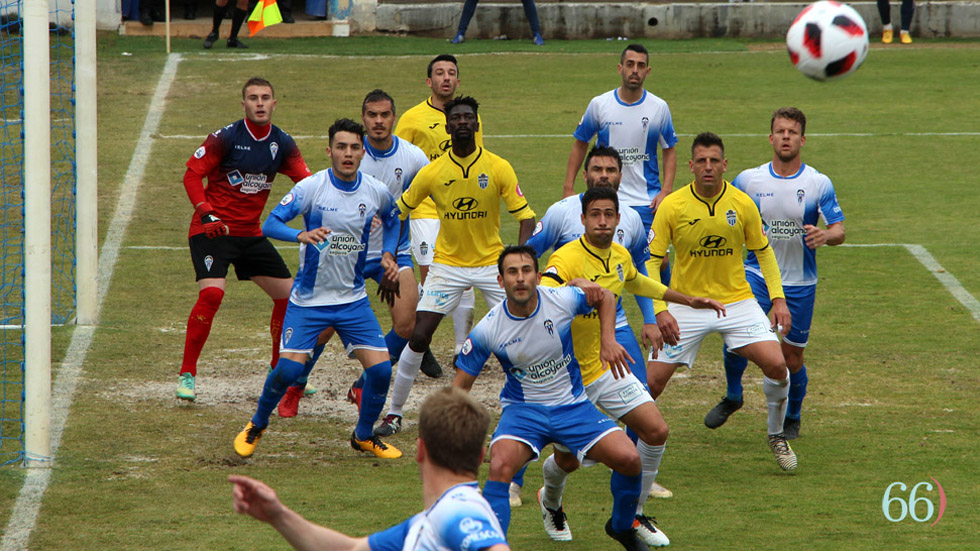Miguel Bañuz en su anterior etapa como portero del Alcoyano
