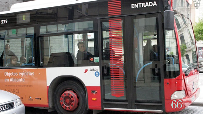 Autobús en Alcoy / Foto: Archivo