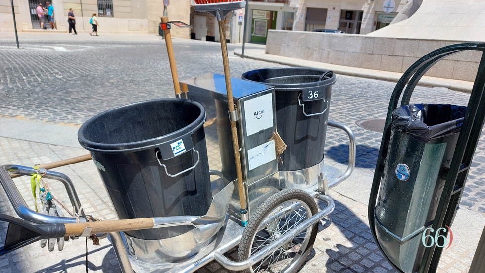 Carro de barrendero // Foto: GLC