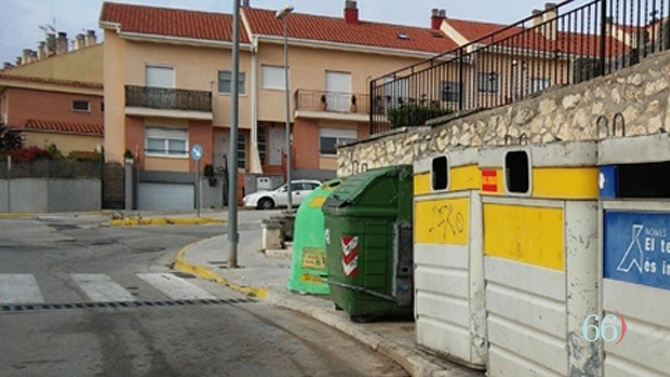 Contenidors a Cocentaina / Foto: Arxiu