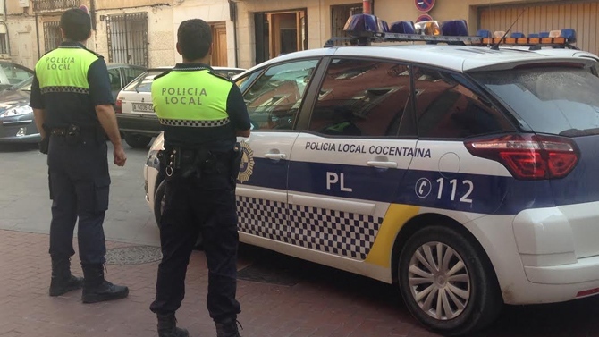 Policia local de Cocentaina // Foto: Arxiu Pagina66)
