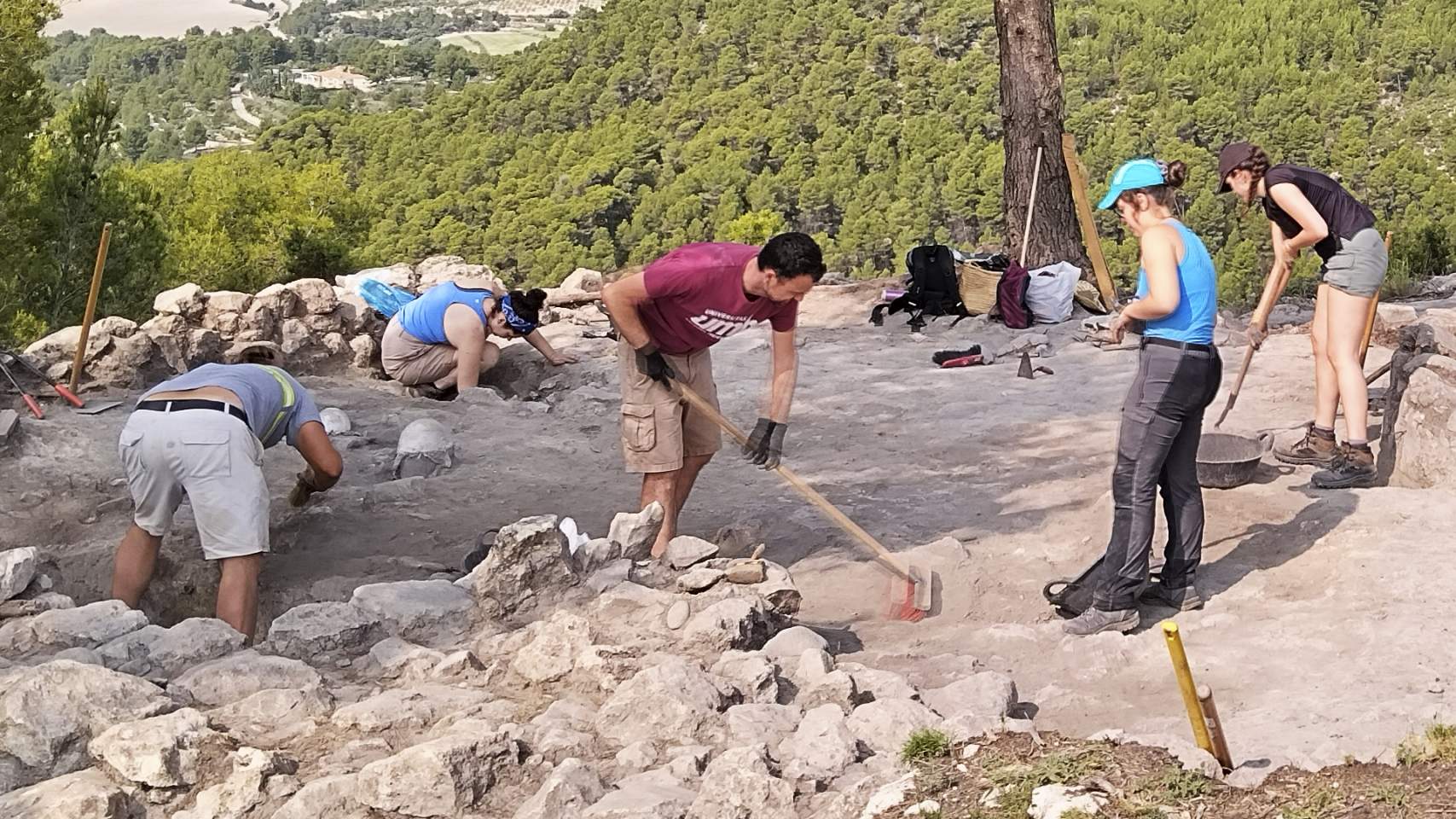 Excavacions en el Mas d'en Miró / Foto: Ajuntament Alcoi