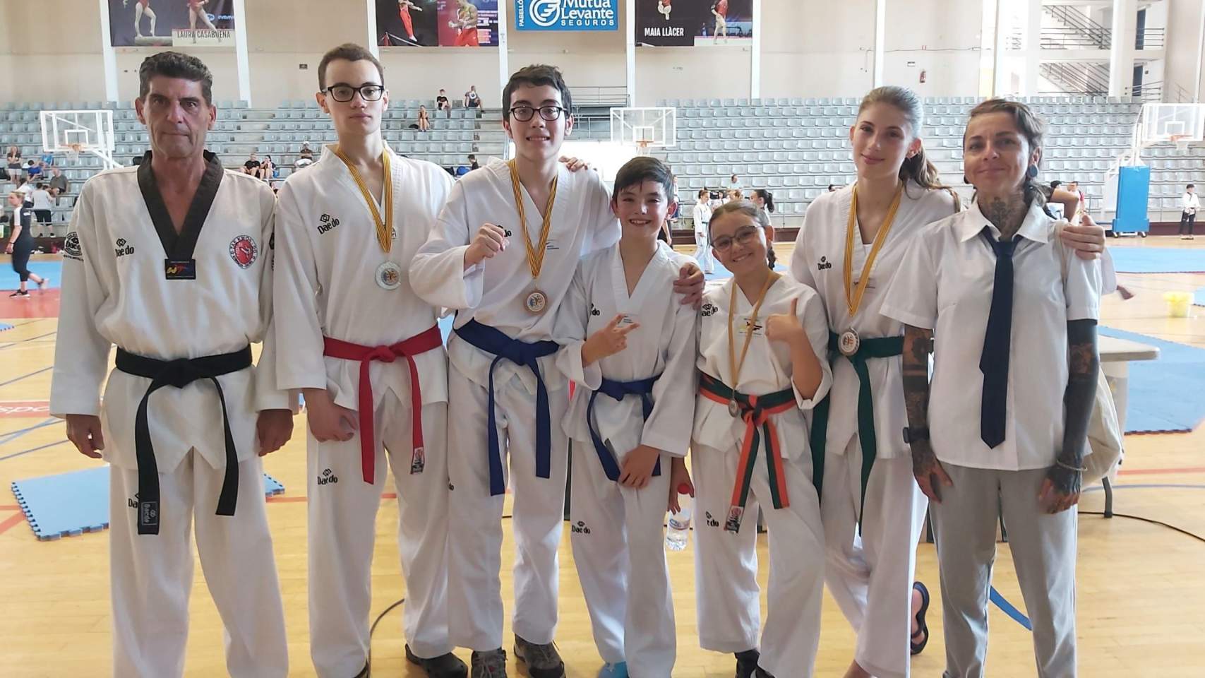 Los medallistas / Foto CTA