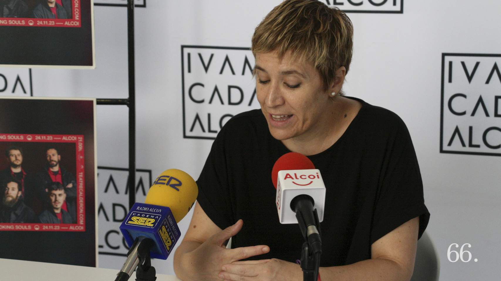 Elisa Guillem en la rueda de prensa / Foto: AUA