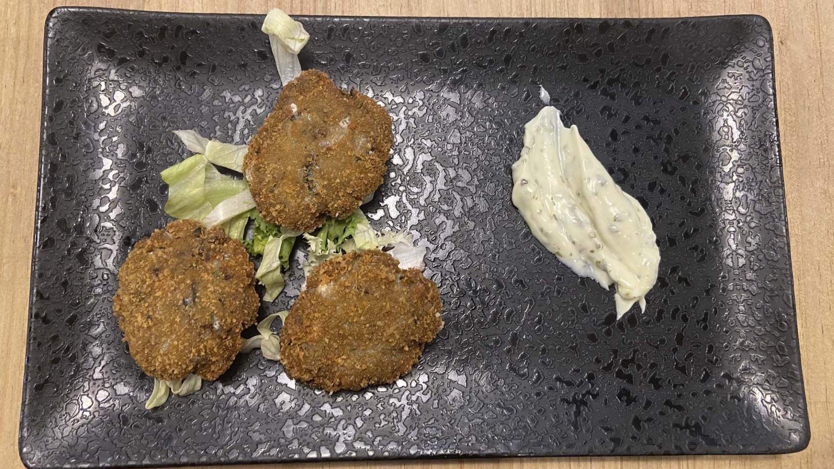 Croquetes d'aladroc guanyadores / Foto: Cervecería Quico