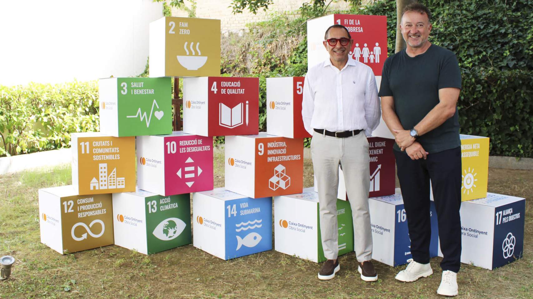 Sanz i Pla han presentat la memòria / Foto: Caixa Ontinyent