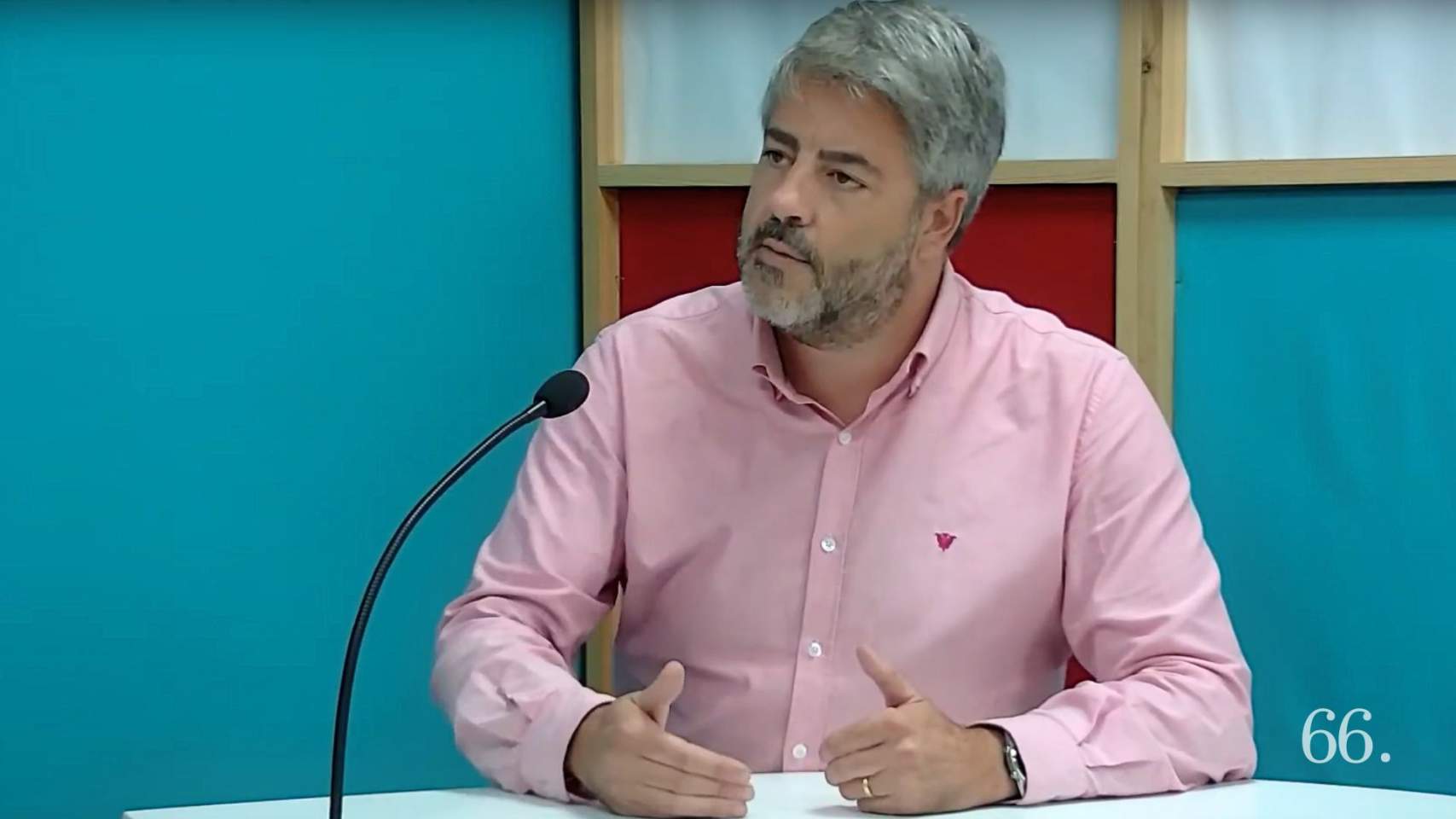 Pablo de Gracia en una entrevista en Pagina66