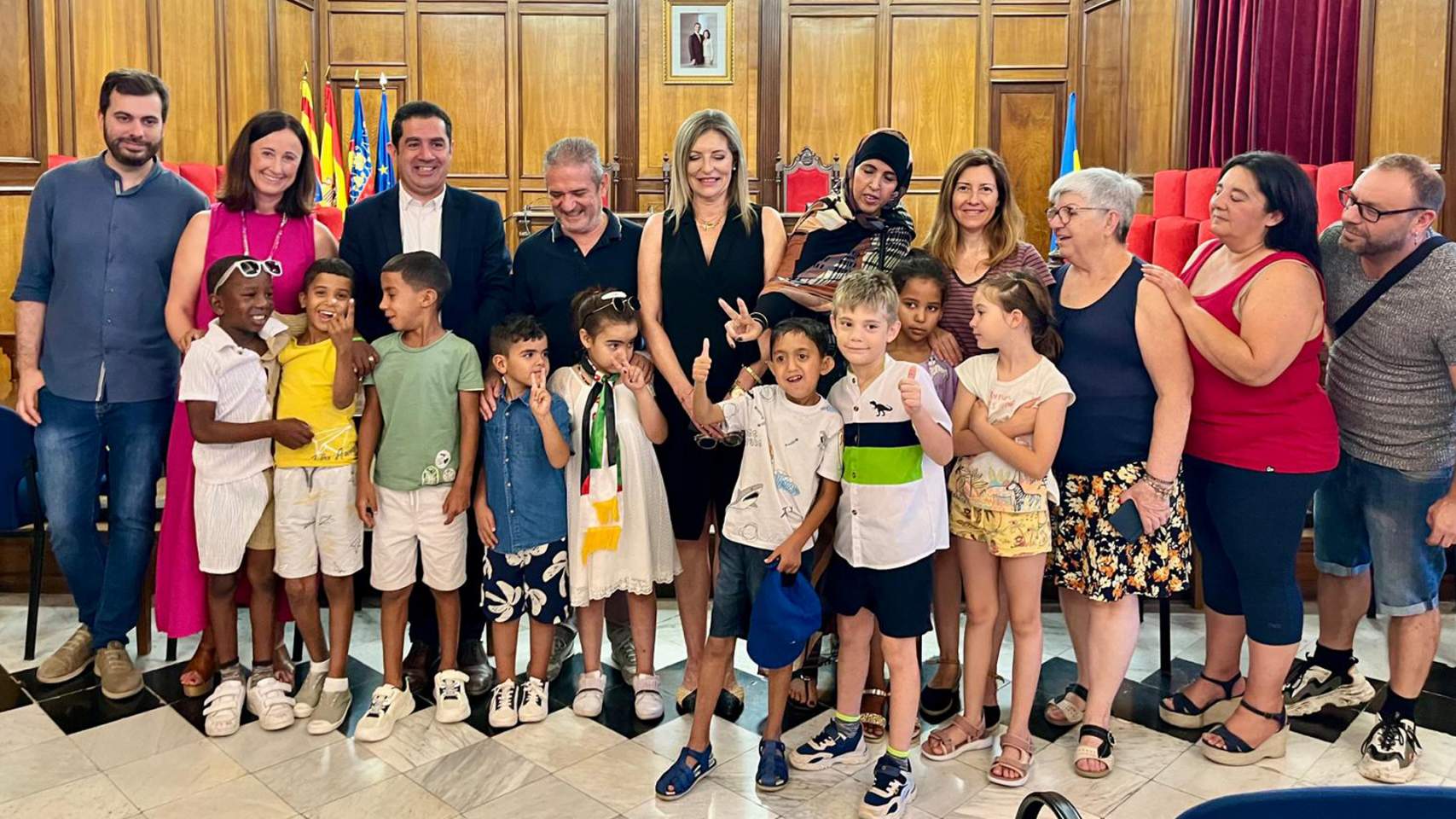 Recepción a los saharauis de Dajla