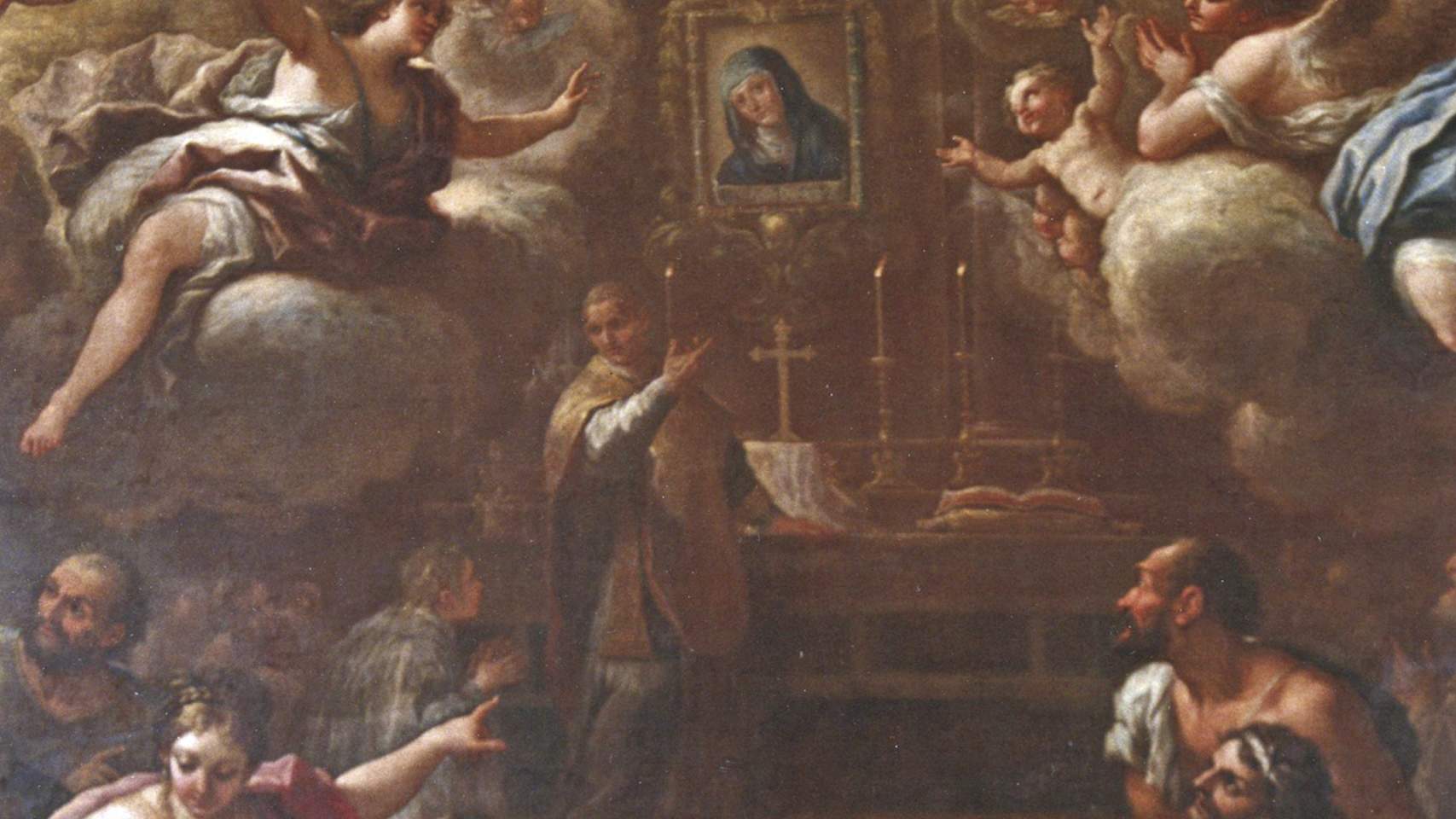 Fragment d'una de les obres de Paolo de Matteis a Cocentaina