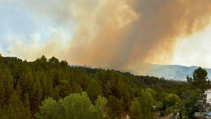 El fum ha alertat a la comarca / Foto VAA