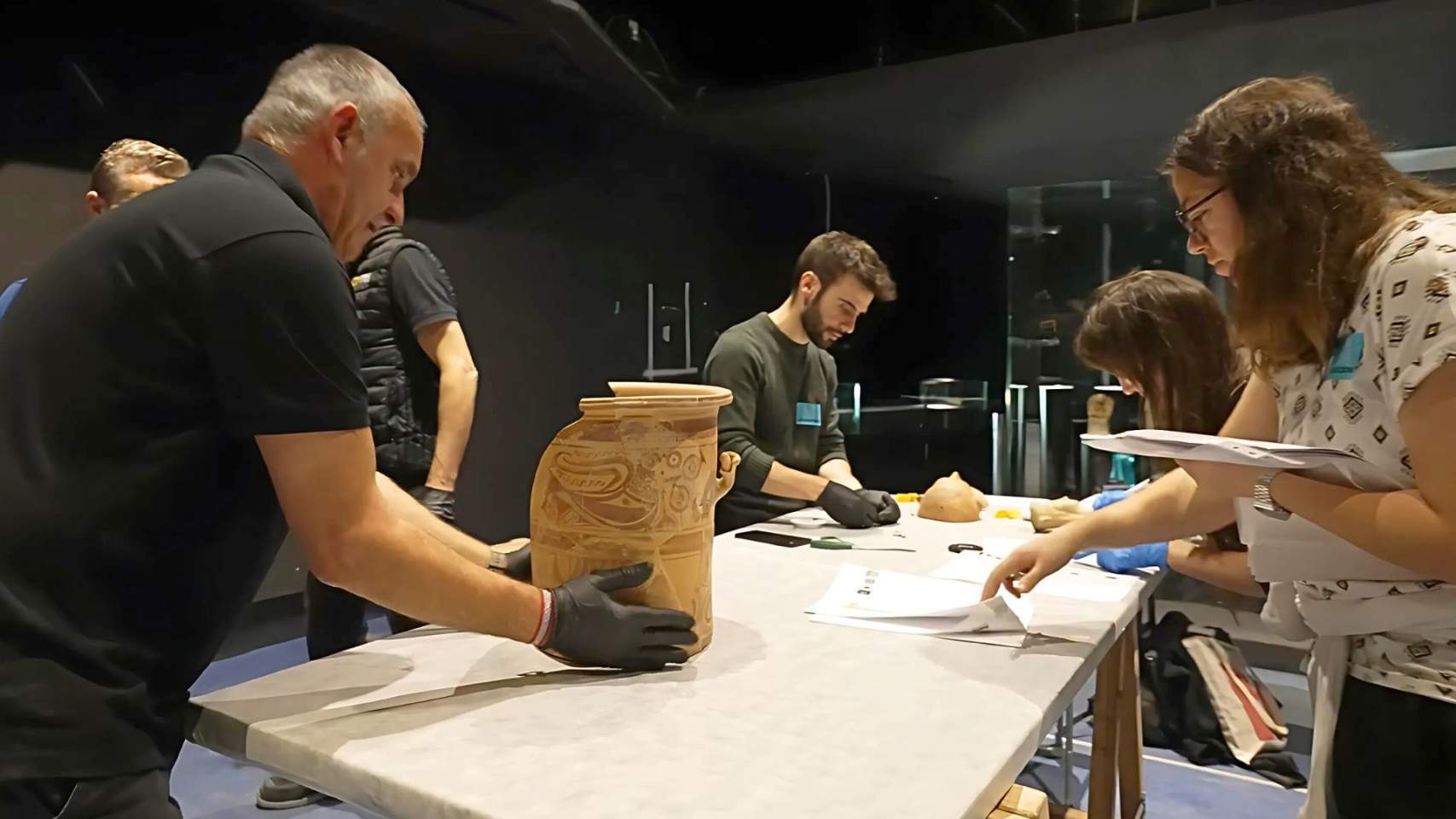 Proceso de montaje de la exposición / Foto: MARQ