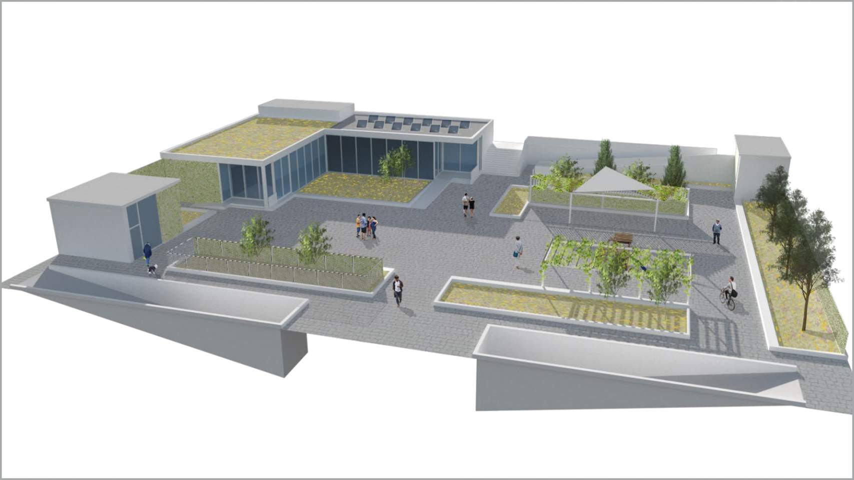 Plano de La Uixola con las obras terminadas