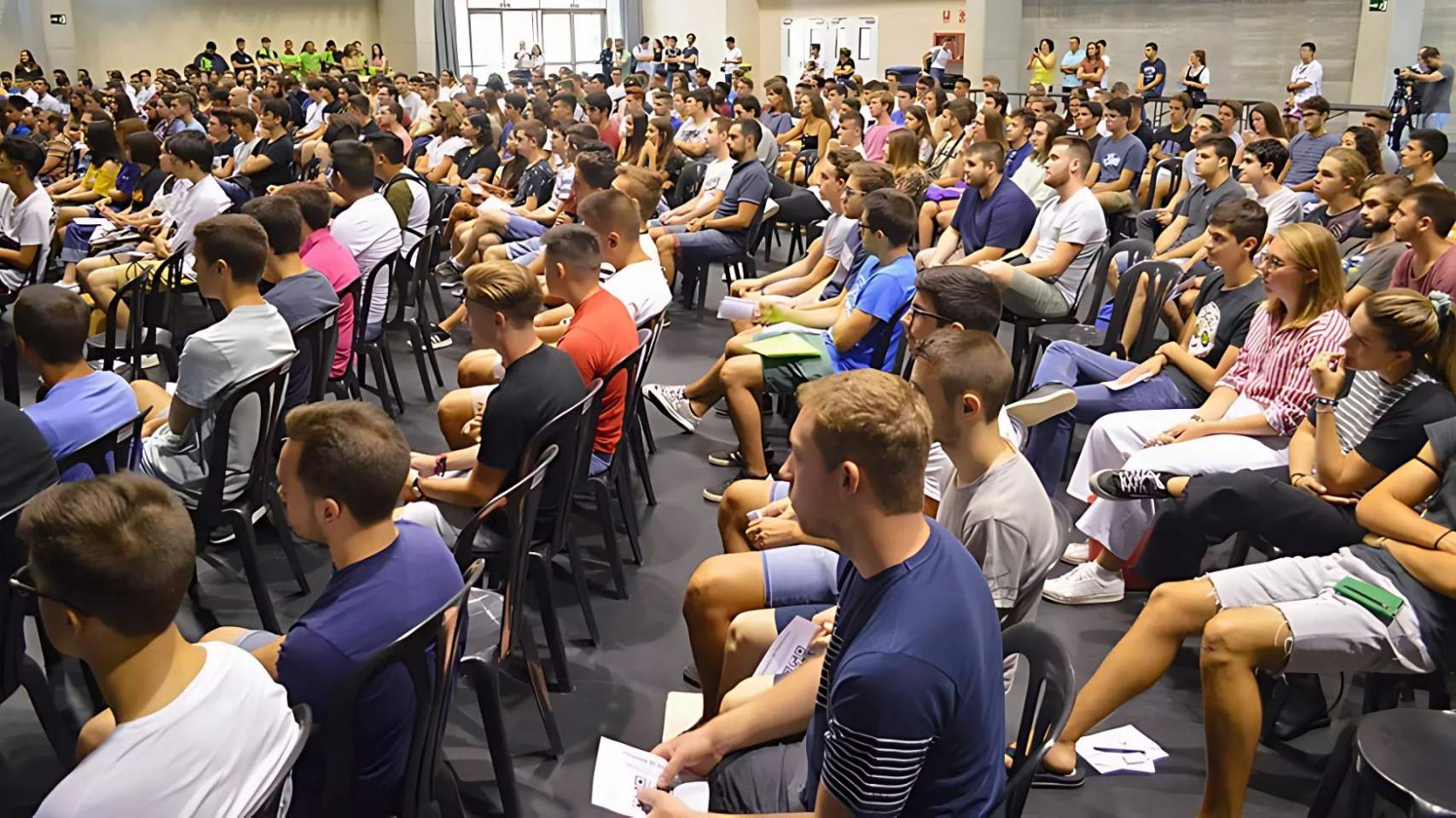 Jornada d'acollida de nous alumnes de fa uns anys