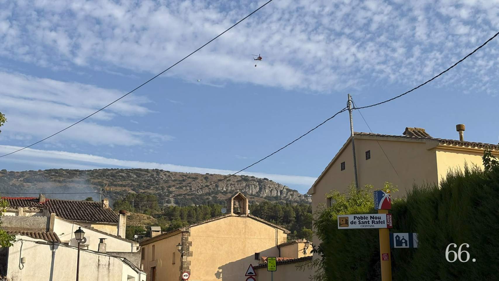 Estabilitzat l'incendi forestal a Cocentaina