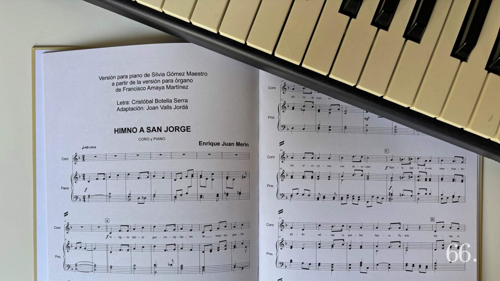 Partitura dins de l'obra