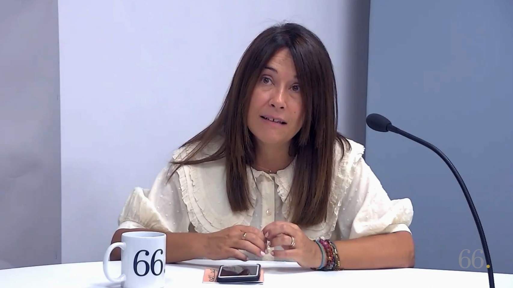 Lorena Zamorano en una entrevista en Pagina66