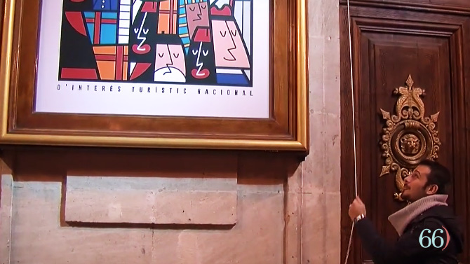 Descoberta de cartell de la Cavalcada de 2019