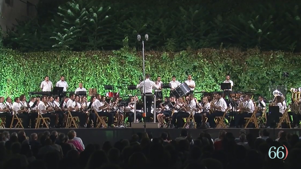 Imatge del concert de la Unió Musical Contestana de l'any 2018 / Foto: Arxiu P66)