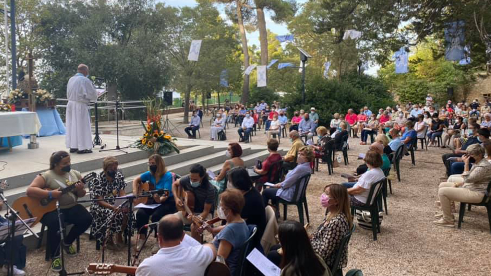 Celebració en la Font Roja / Foto: Ajuntament Alcoi