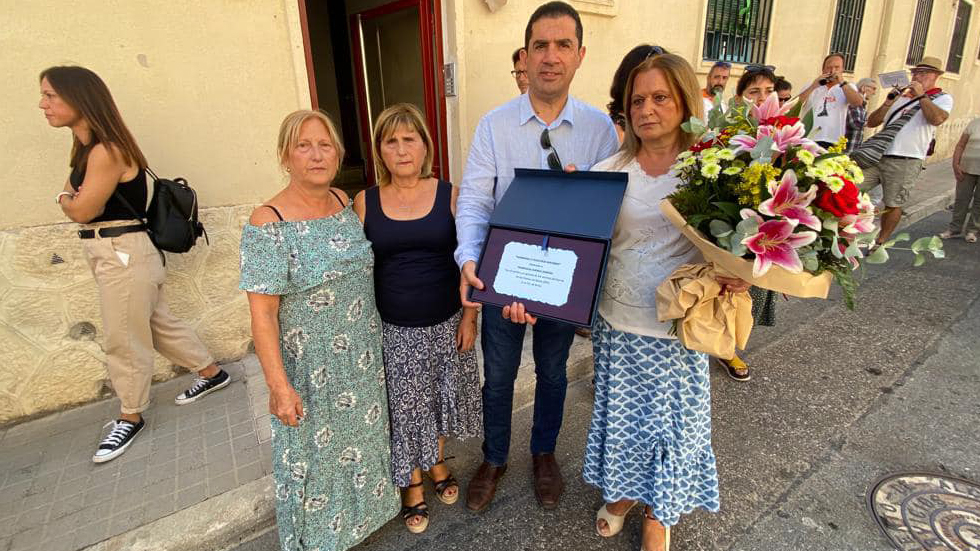 Homenatge a Francisca Cuenca / Foto: Ajuntament Alcoi