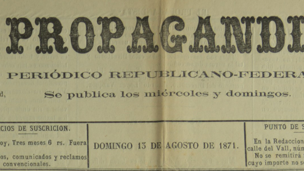 Capçalera El Propagandista // Foto: AJA