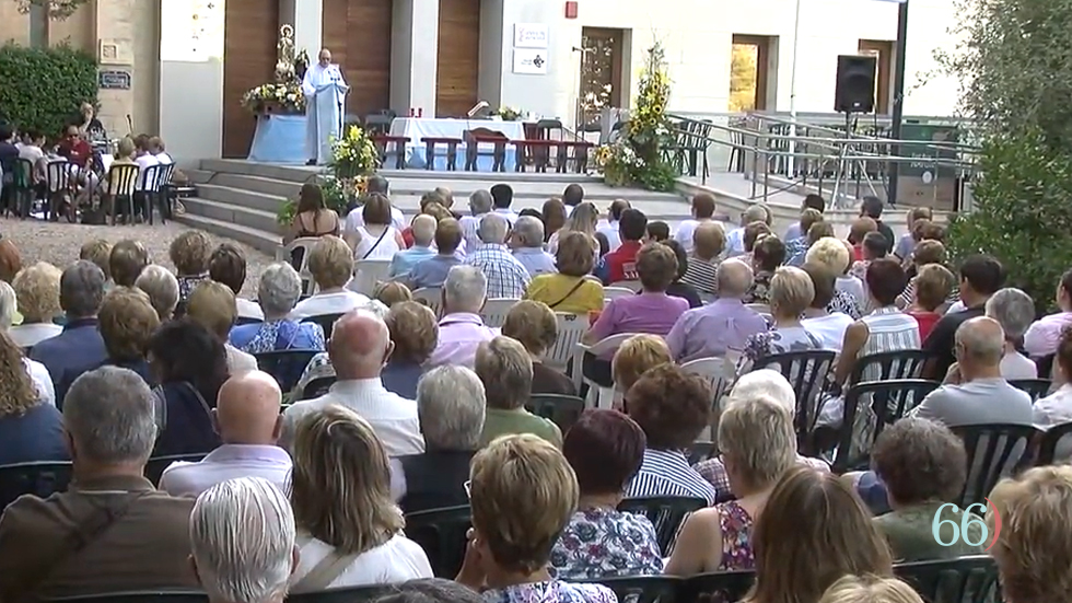 Festivitat en la Font Roja / Foto: Arxiu