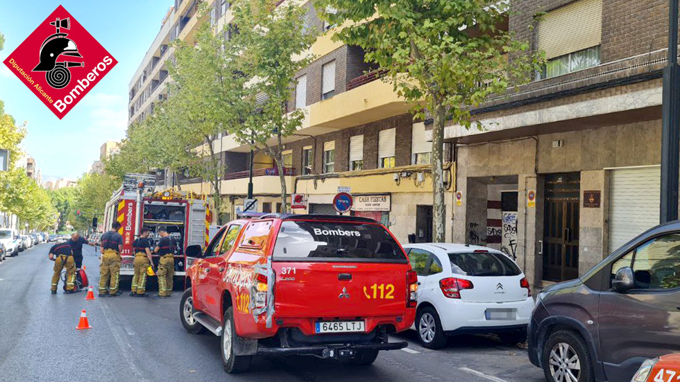 Intervención en Oliver / Foto: Bomberos Parque La Muntanya