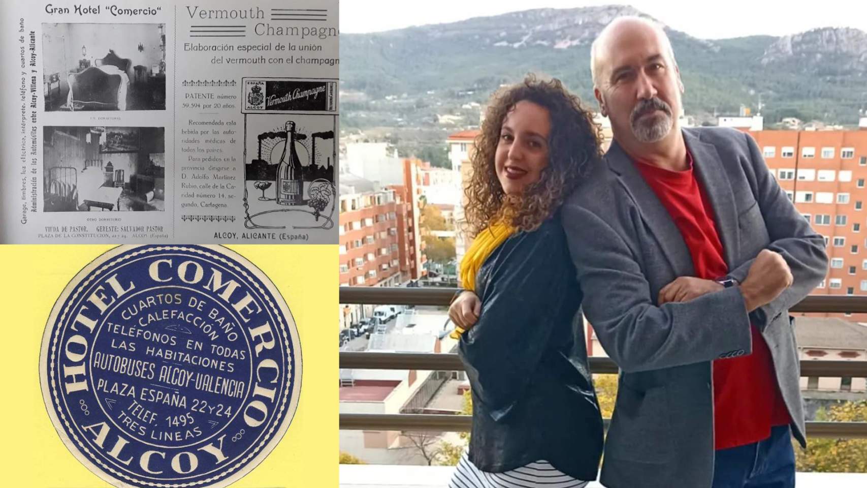 Neus i Miquel Peidro encapçalen el projecte sobre el crim de l'Hotel Comercio