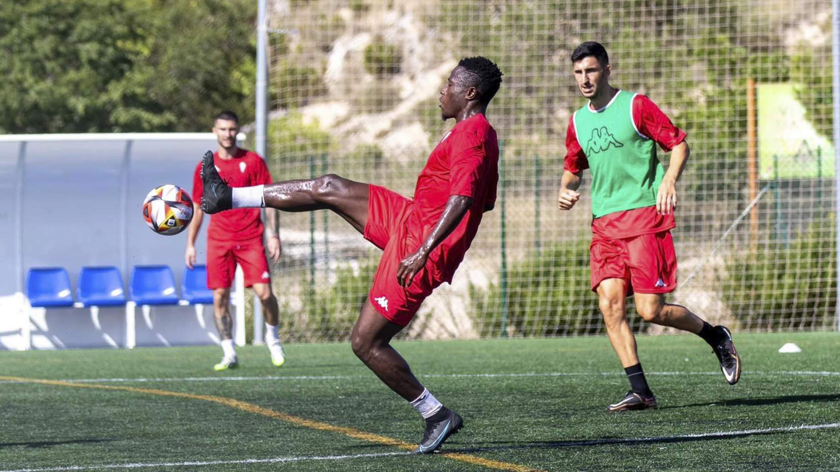 Entrenamiento del Alcoyano / Foto: Facebook CDAlcoyano