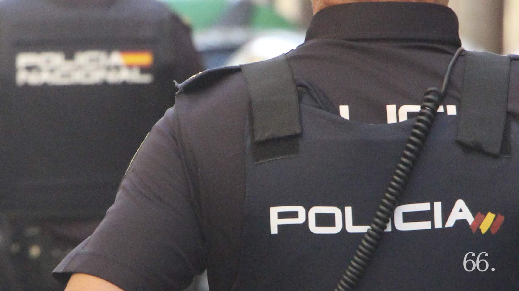 Policía nacional en Alcoy