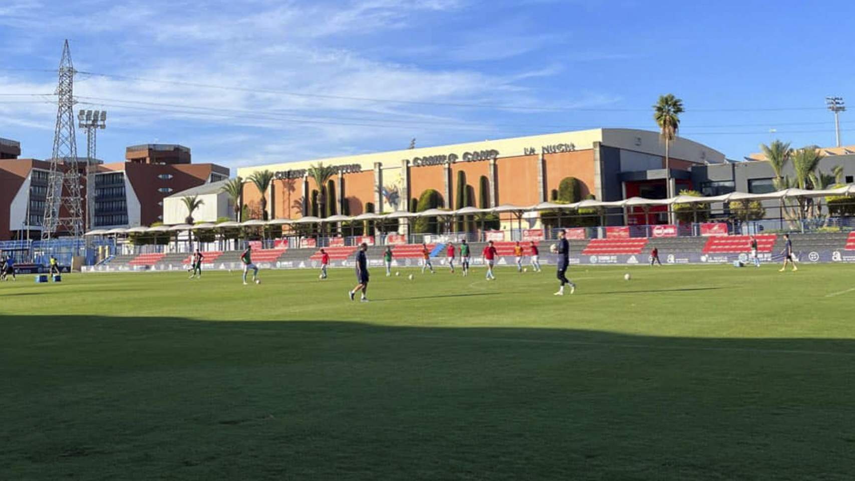 Preparación del equipo en La Nucía