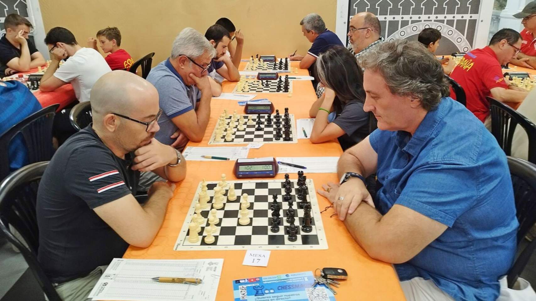 Jugadores durante el festival de ajedrez / Foto CTA