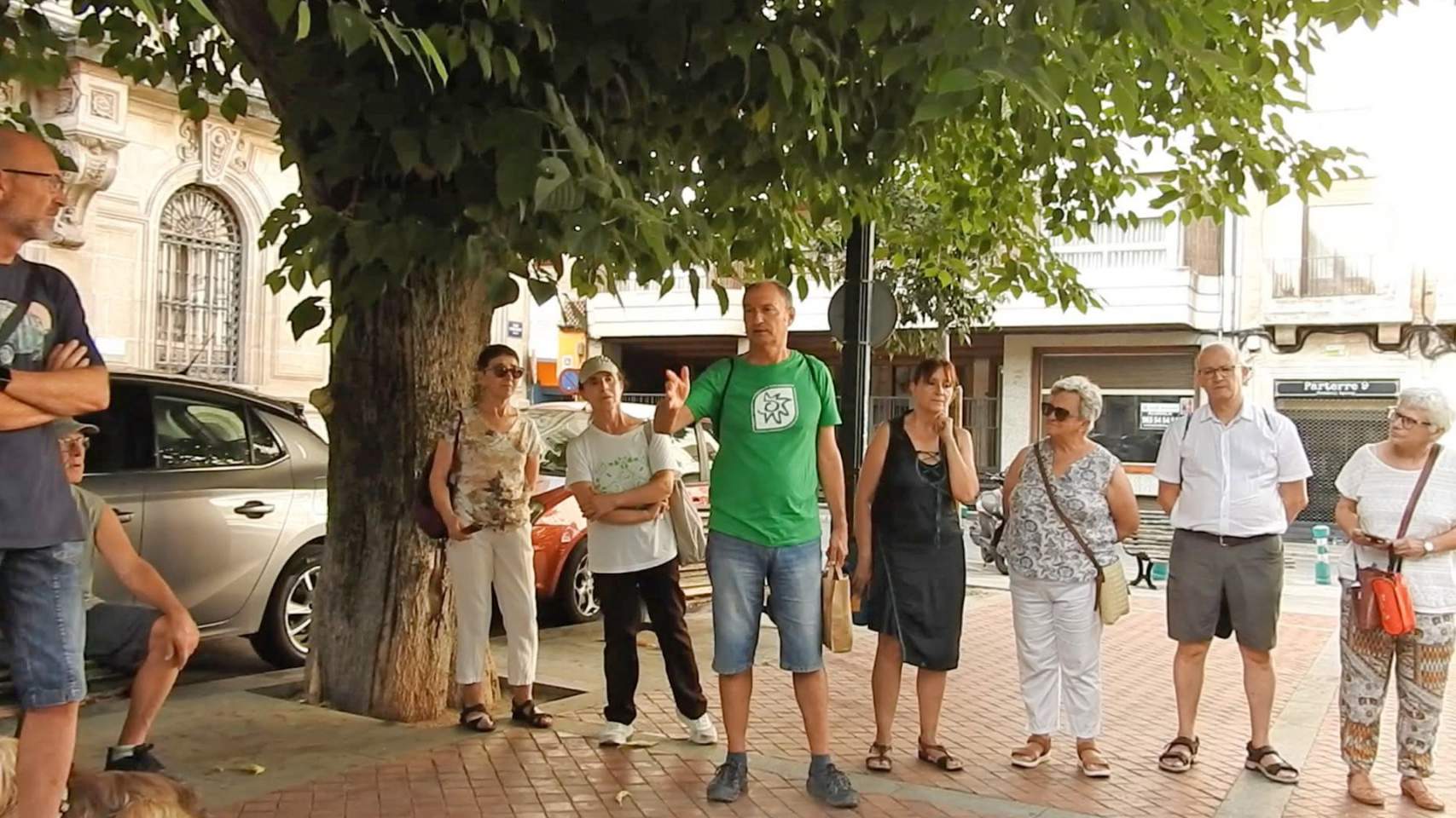 Ruta de la colla en el Parterre