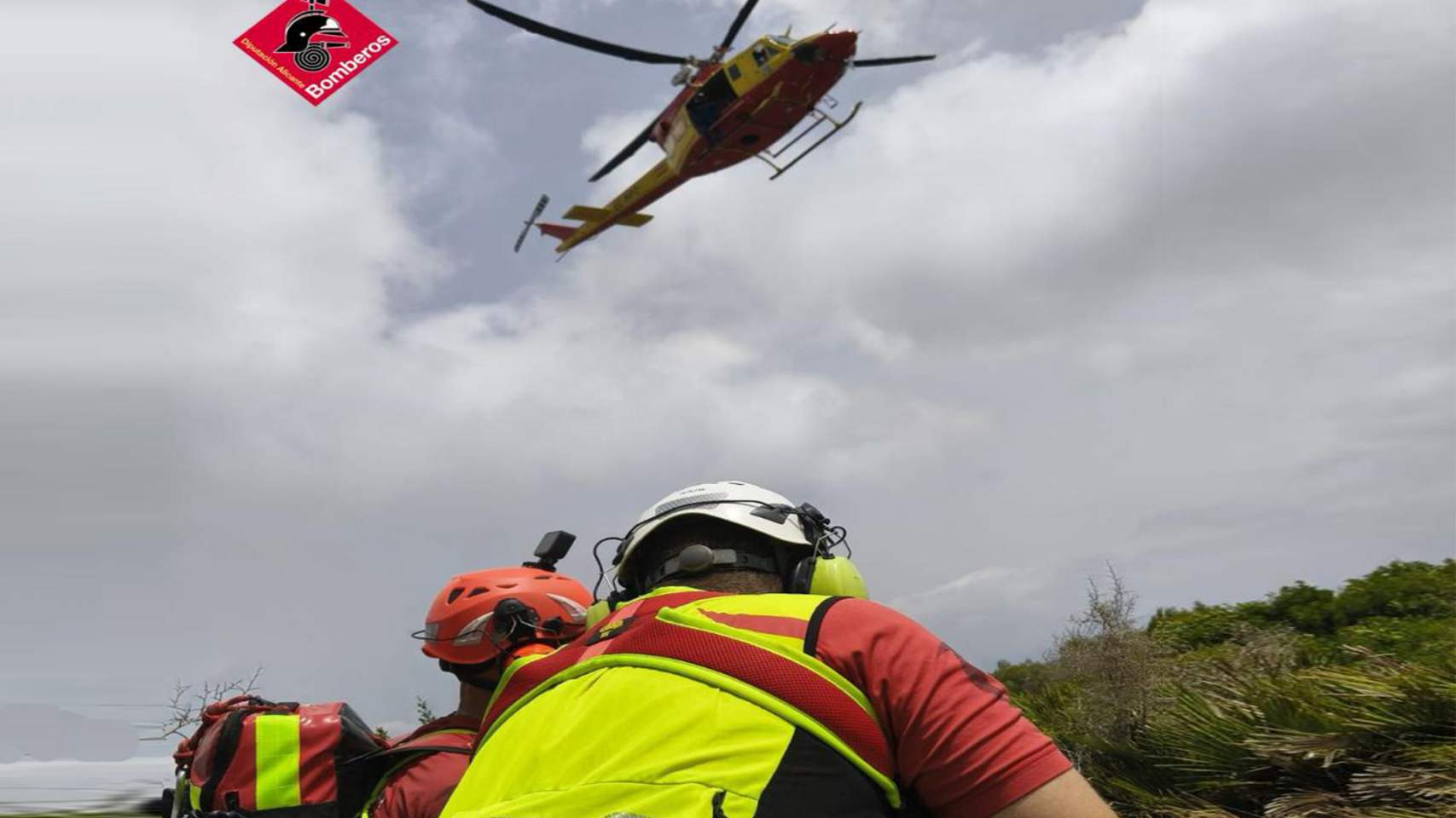 Imatge del rescat / Foto: Bombers Diputaci&oacute; Alacant