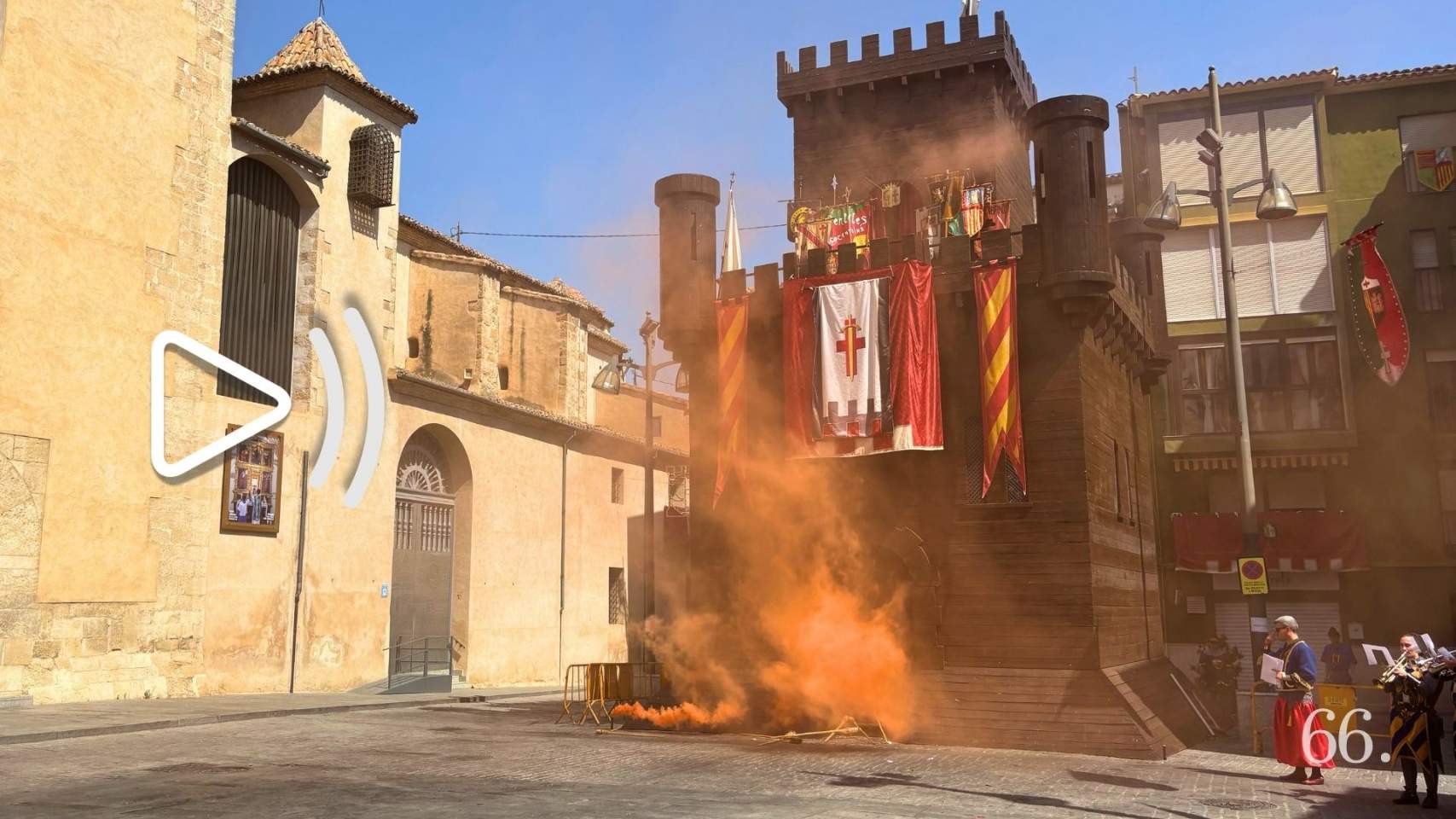 L'Ambaixada Mora torna a encendre el castell en l'&uacute;ltim dia de Festa Contestana
