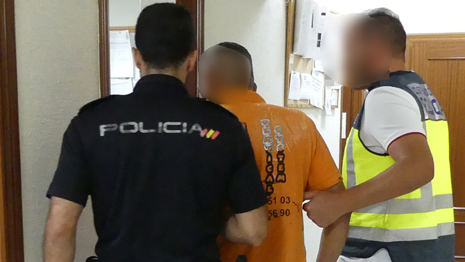 Detenido por el presunto apuñalamiento / Foto: Policía Nacional