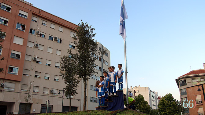 La cantera ha izado la bandera / Foto: GL