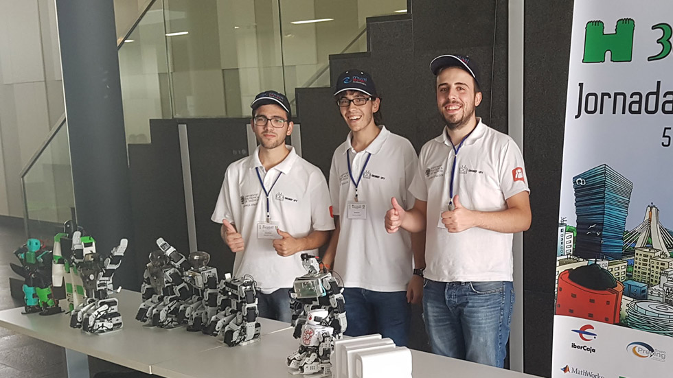 Jordi Armengol Miralles, Julen Morante García i Daniel Gaspar Figueiredo / Foto UPV