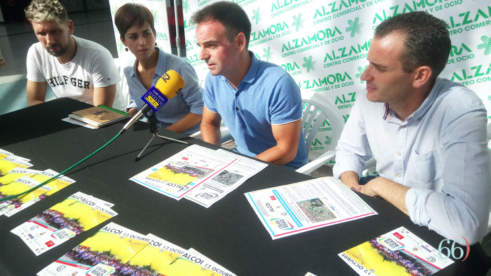 Ivan Criado, Maria Baca, Javi López y Alberto Belda en la presentación