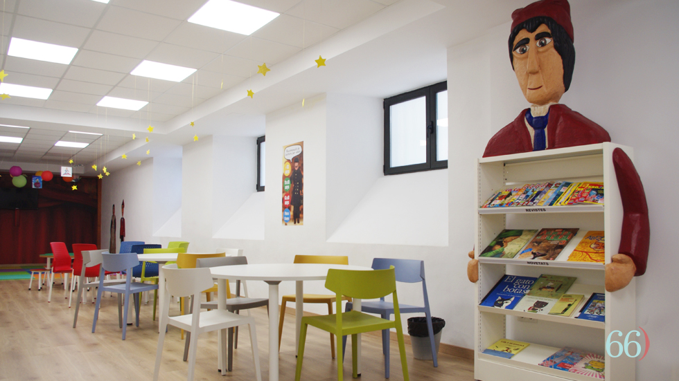 La biblioteca infantil es uno de los proyectos realizados