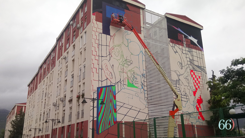Grafiti en la Zona Nord / Foto PA