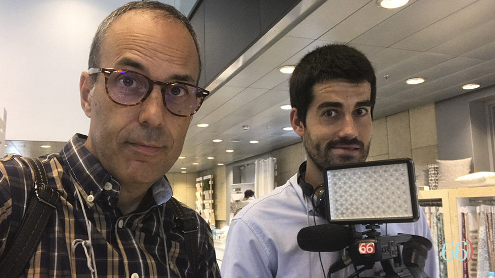 Ramón Requena y Gabriel Llácer, parte del equipo desplazado