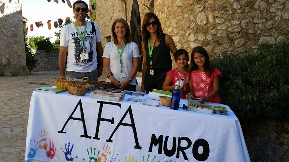 Taula informativa d'AFA Muro / Foto FB AFA