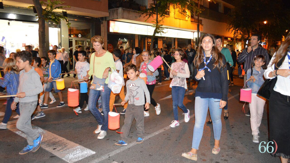 Imatge de la processó dels farolets