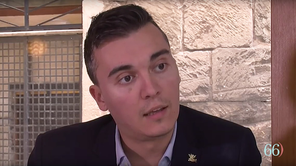 Santi Carbonell, alferes moro 2018 per la filà Magenta