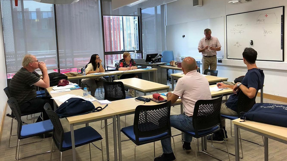 Profesorado en un curso europeo