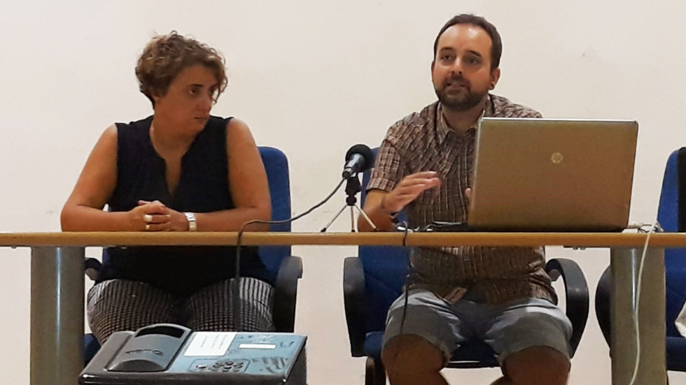 L'alcaldessa Jacquelin Cerdà i el regidor Elicerio Pérez