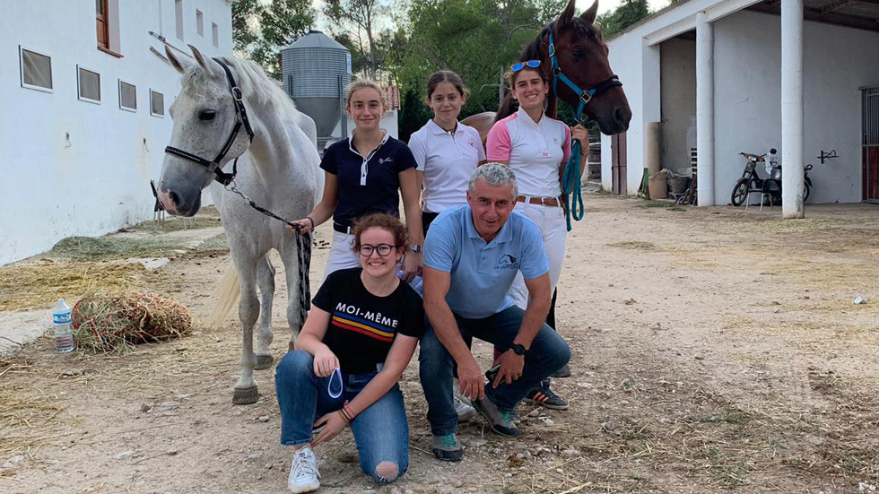 Equipo del Centre Hípic La Carrasca