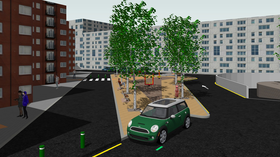 Recreación plaza Benissaidó / Foto: Ayuntamiento Alcoy